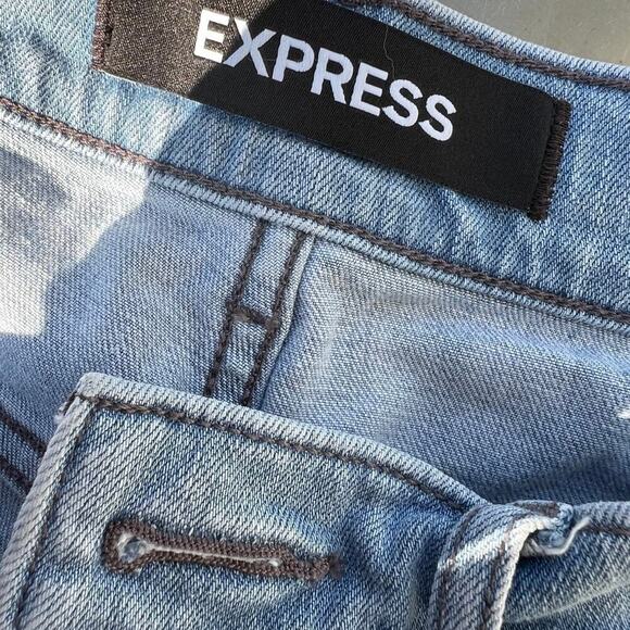 Express Nineteen Eighty jeans, distressed, women's size 28 - Picture 12 of 12